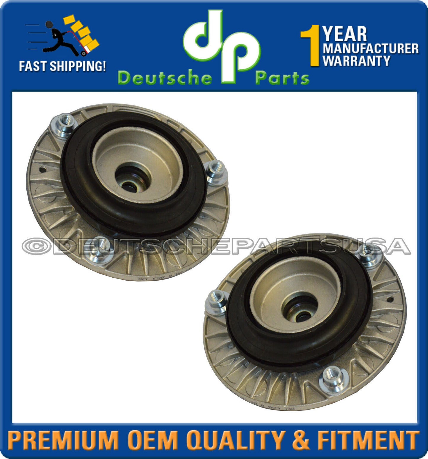 Front Strut Mount Bearing Bearings fr BMW F30 F22 F32 F34 F36 31306880438 SET 4
