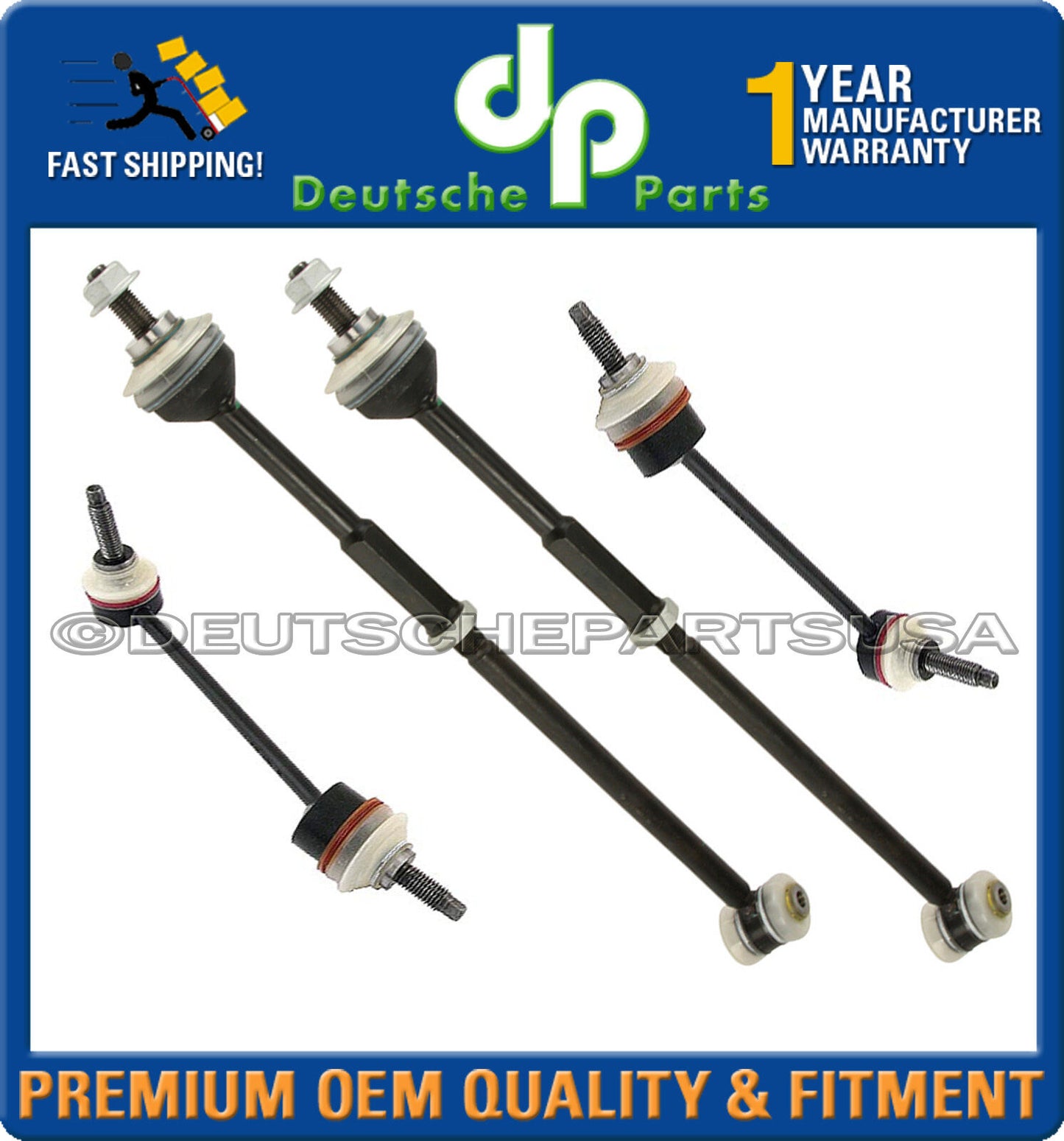 JAGUAR S-TYPE XK XKR REAR TORQUE TOE TIE ADJUSTMENT LINK RODS+ Sway Bar Links 4