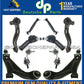 Jaguar X-Type FRONT + REAR CONTROL ARM BALL JOINT + Tie Rod Sway Bar Link Kit 10