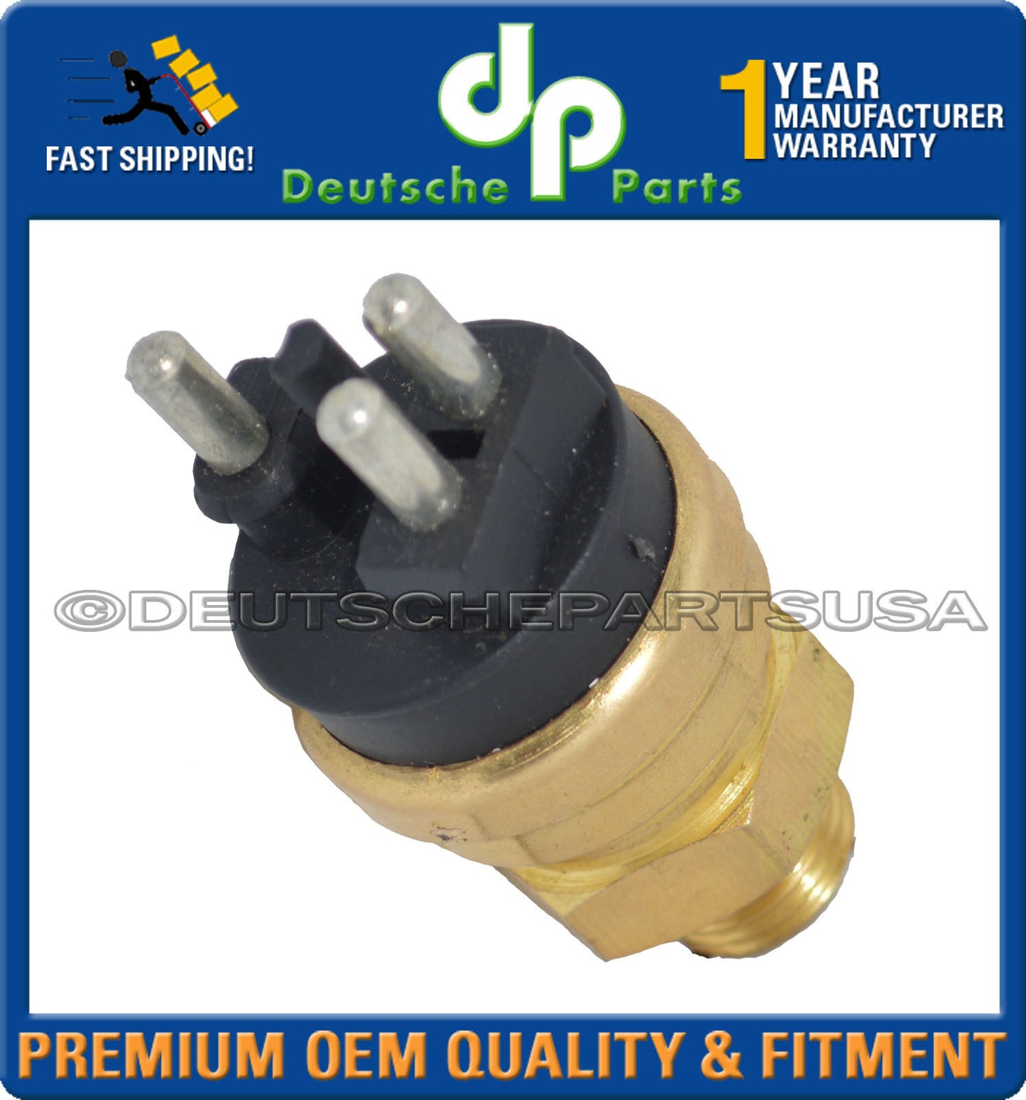 Mercedes 190E 190D 2.3L Engine Cooling Temp Temperature Sensor 0065454224