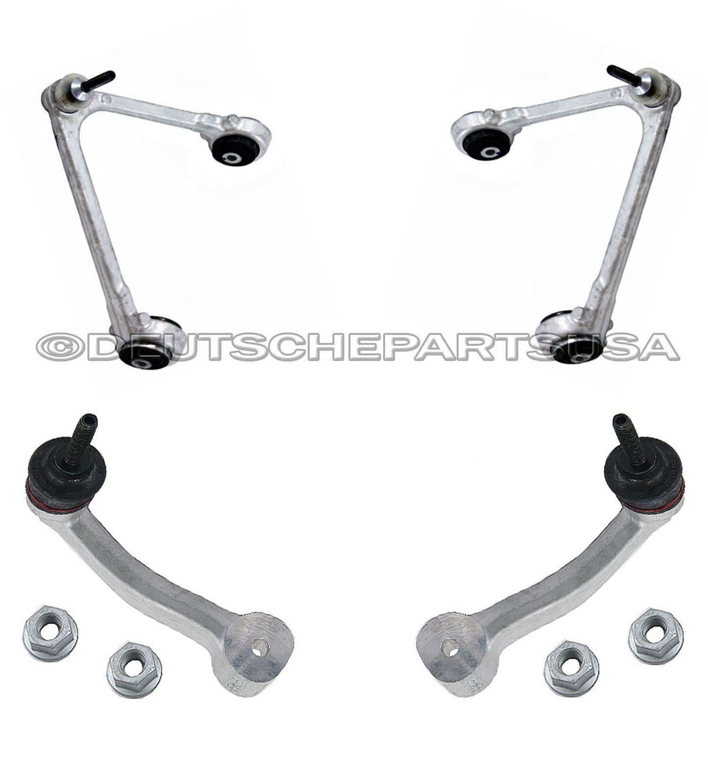 JAGUAR XJ8 XJR UPPER CONTROL ARM BALL JOINT BUSHING SWAY BAR STABILIZER LINK SET