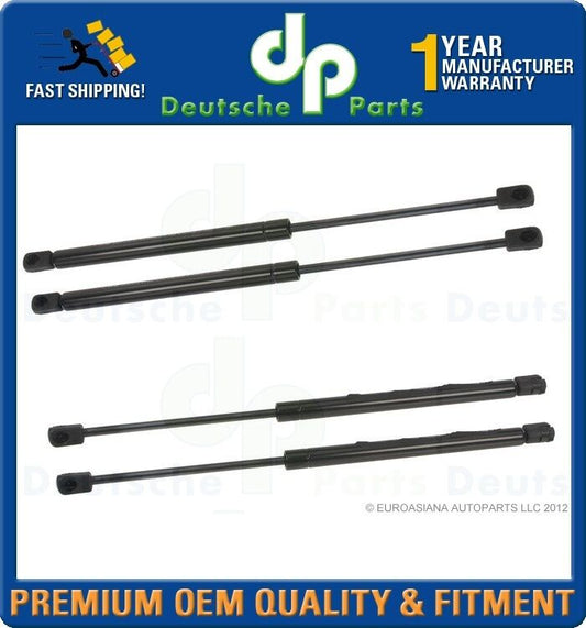 PORSCHE 928 REAR LEFT RIGHT HATCH HOOD DAMPER STRUTS LIFT SUPPORT SUPPORTS SET 4