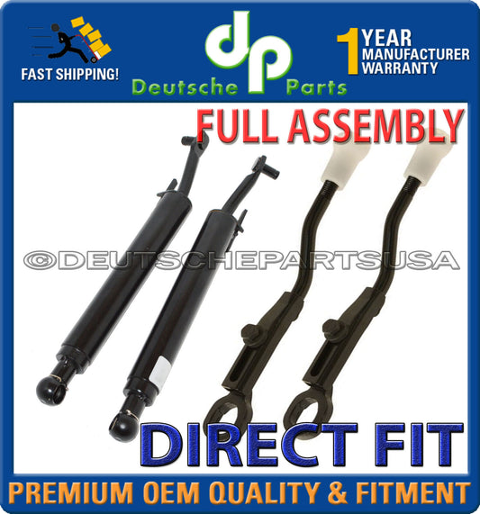 Porsche 987 Boxster Convertible Top Push Rod Transmission Pivot L + R  Set of 4