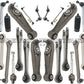 PORSCHE 911 996 C4 4S Control COFFIN Arm Arms Ball Joint Joints SUSPENSION KIT