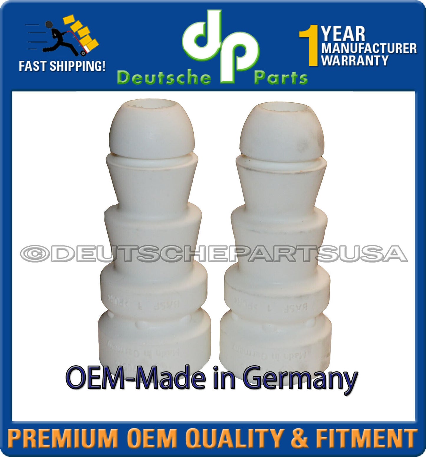 For Audi Q5 Rear Left + Right Strut Bump Stop 8R0 512 131E Made in Germany SET 2
