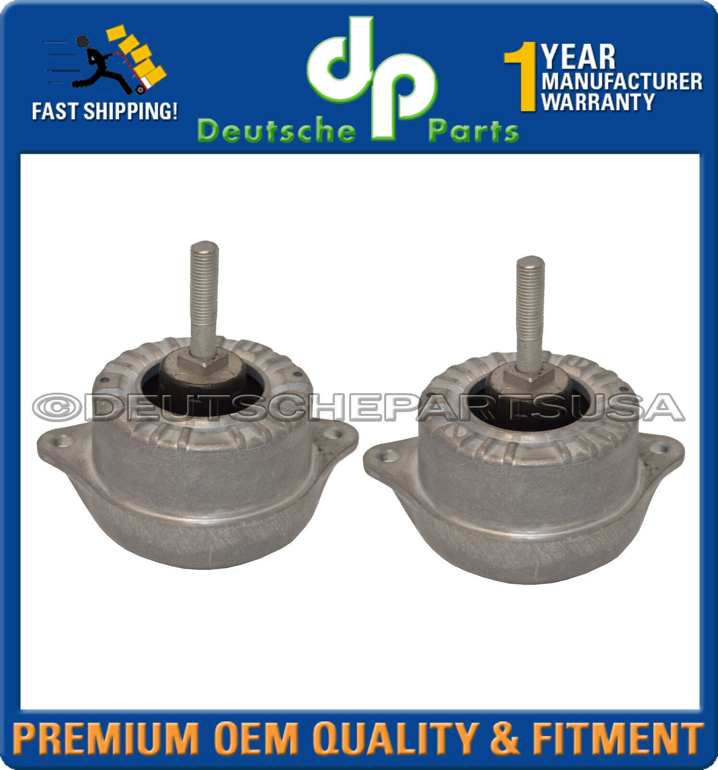 Manual Transmission Center Engine Motor Mount Inserts Porsche 986 Boxster Set 5