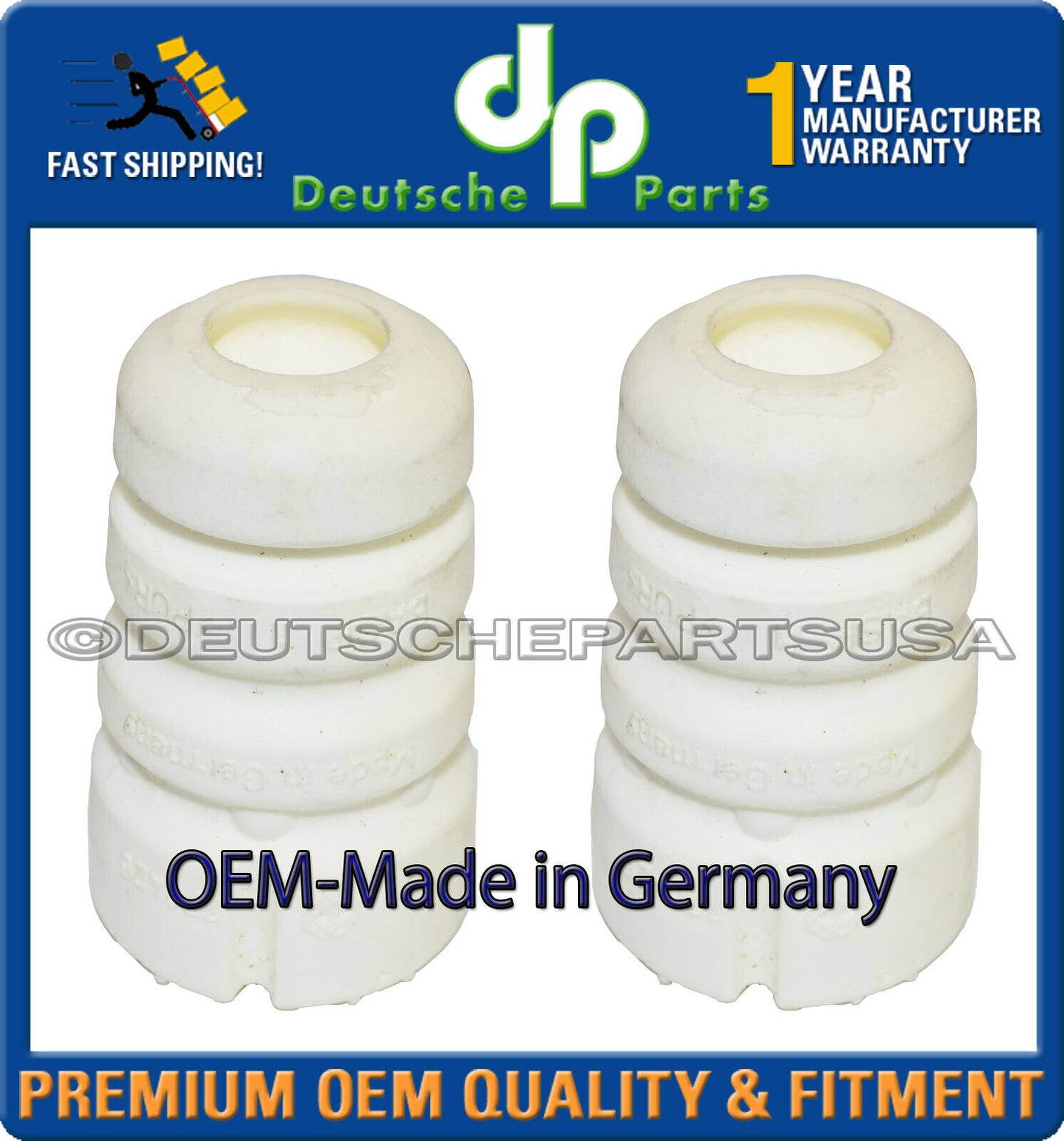FRONT Strut Suspension Bump Stop for AUDI A6 S6 L+R Made in Germany 4G0 412 131