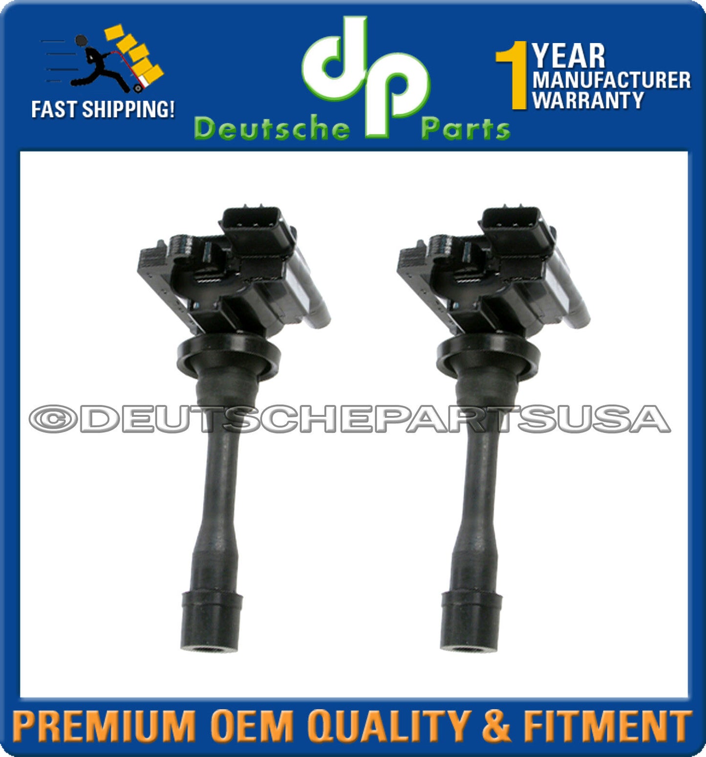 Mitsubishi Mirage Galant Eclipse Lancer Outlander DIRECT IGNITION COILS Set Of 2