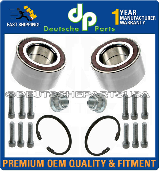 PORSCHE CAYENNE V6 V8 TURBO WHEEL BEARING BEARINGS KIT LEFT RIGHT SET PAIR