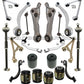 UPPER + LOWER CONTROL ARMS BALL JOINTS TOE LINK JAGUAR XK XKR SUSPENSION KIT 22