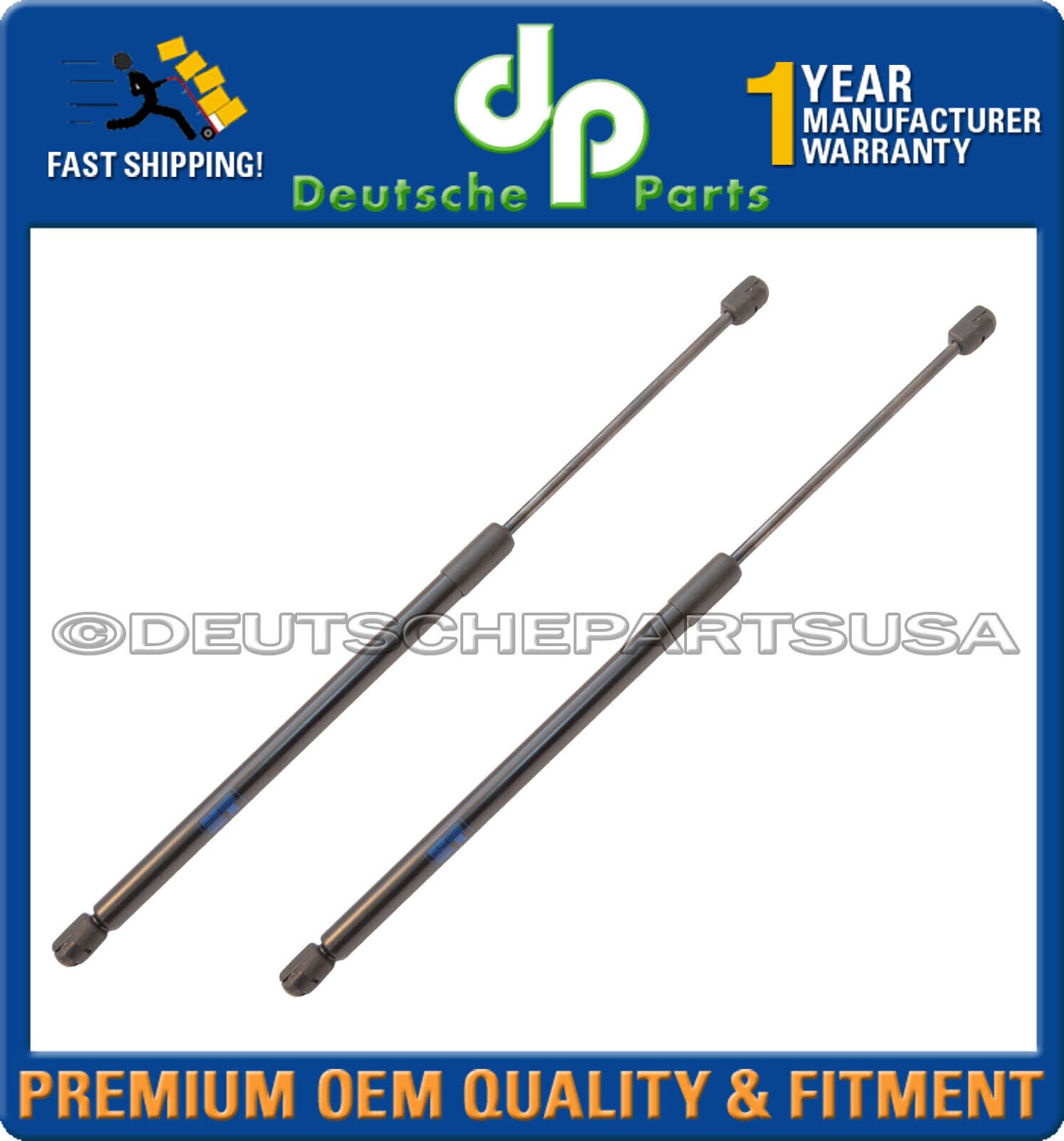 Volkswagen Touareg Front Hood Lift Support Strut 7L6823359B 7L6 823 359B Set 2