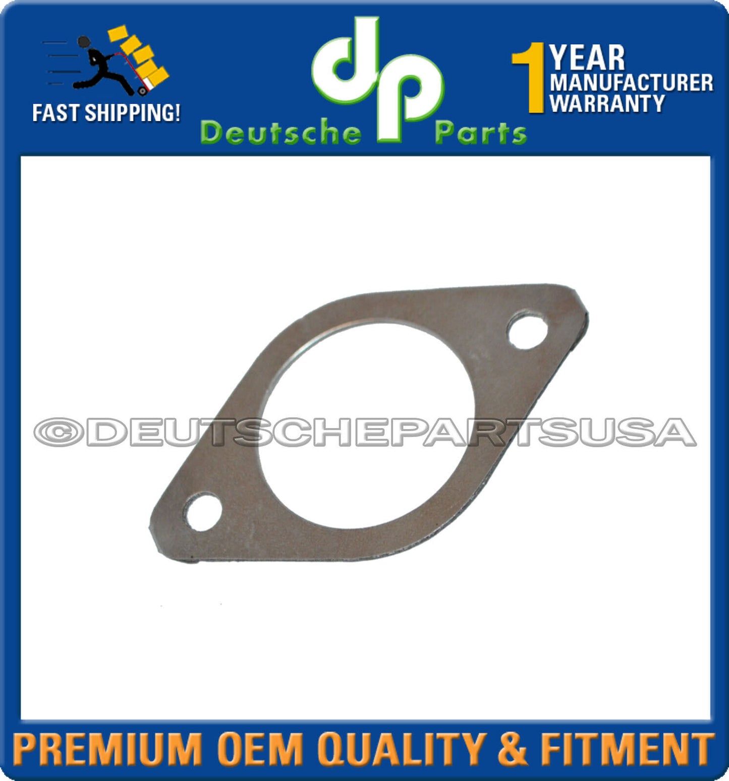 For Porsche 924 944 Cylinder Head to Exhaust Manifold Gasket 94411119704 Set 4