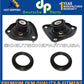 PORSCHE 911 997 C4 4S FRONT Suspension Strut Shock Mount Mounts + Bearings SET 4