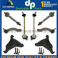 VOLVO 850 S70 V70 XC 2-BOLT CONTROL ARM ARMS 2-BOLT SWAY BAR TIE RODS KIT 8pc