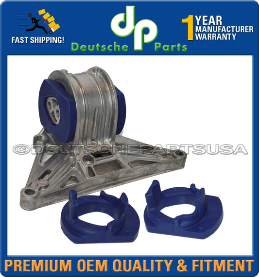 Center Engine Motor Mount + Bracket + INSERTS Porsche 986 Boxster 98737502305