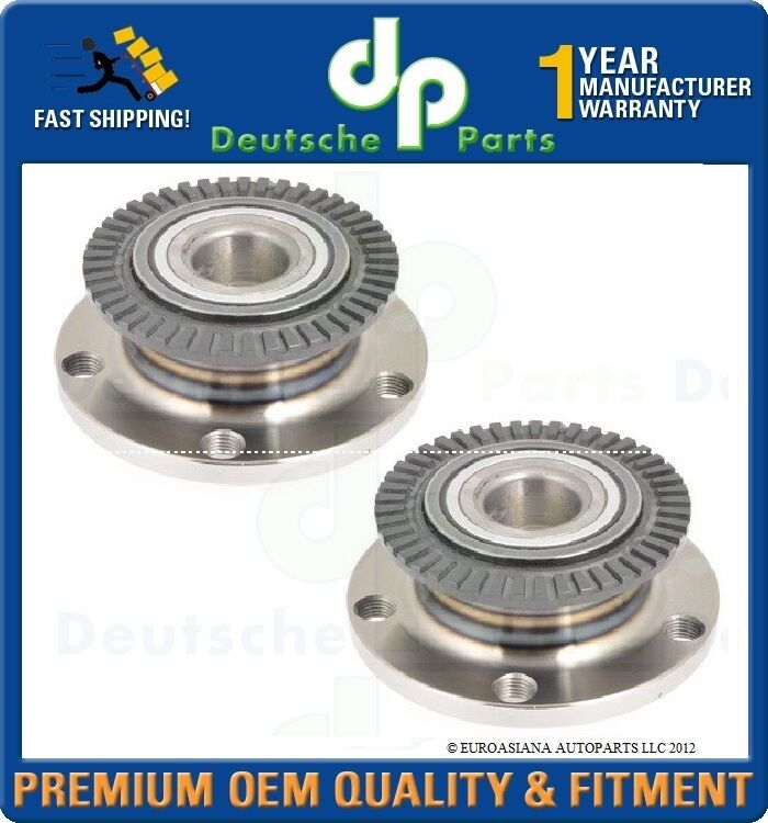 AUDI A4 REAR Left Right Wheel Hub Hubs With Bearing Bearings Assembly SET 2 PCS
