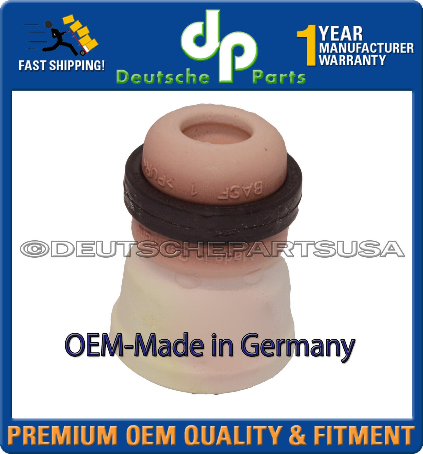 REAR Strut Shock Bump Stop for VW TOUREG L/R Made in Germany 7L6 512 131 A