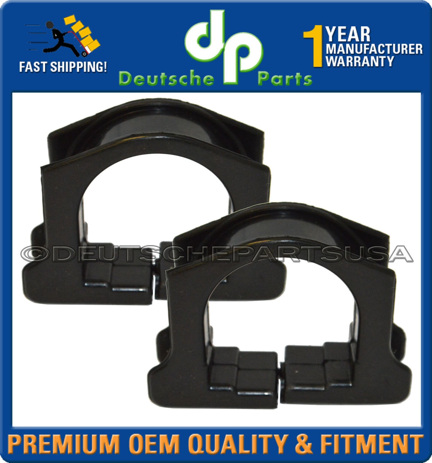 Porsche 911 Steering Rack Mounting Bushing L + R 964 347 137 07 96434713707 Set2