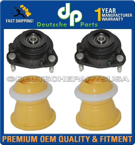FRONT SUSPENSION STRUT MOUNT C2S44944 + BUMP STOP LH + RH fr JAGUAR X-TYPE SET 4