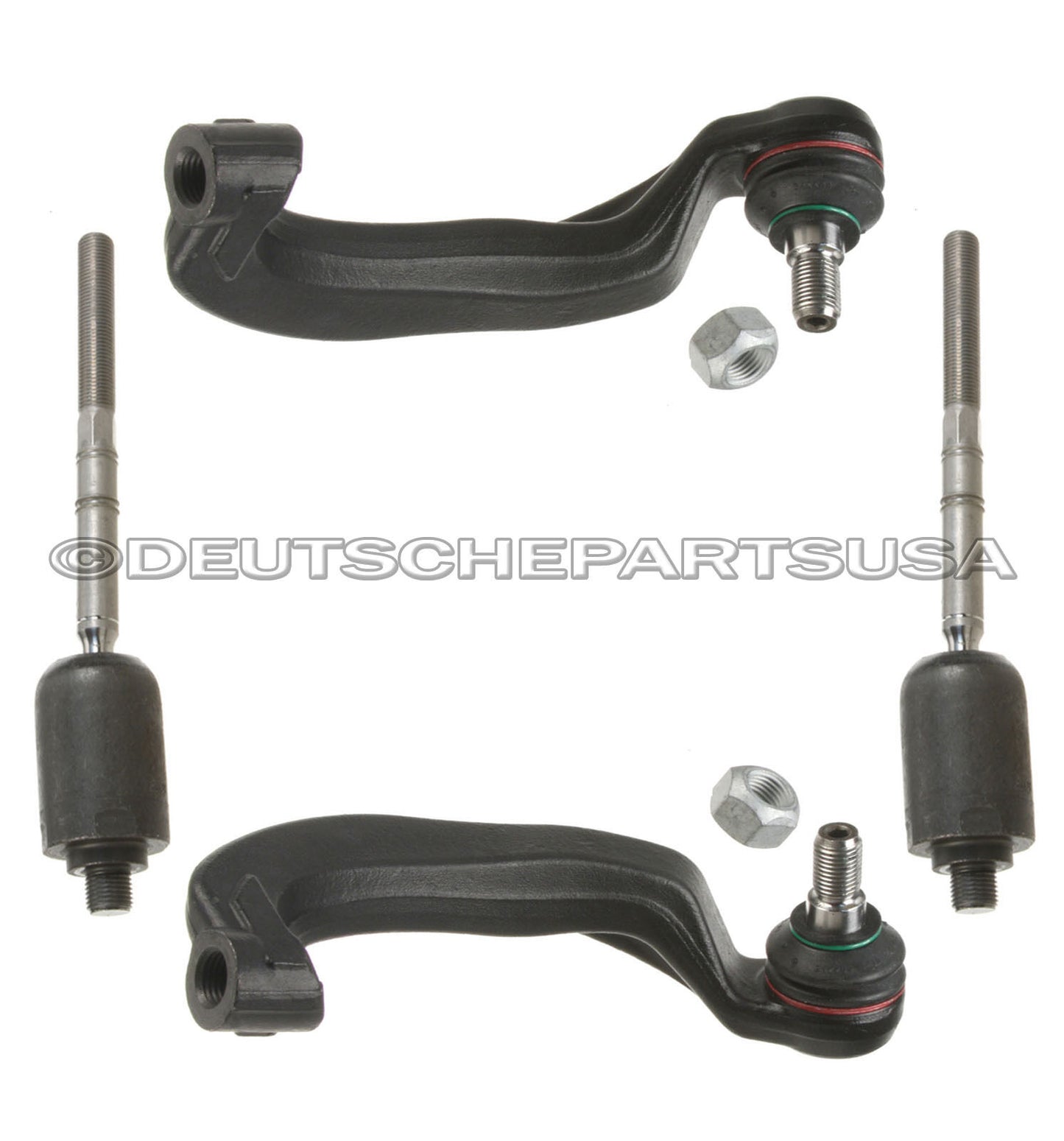 Mercedes W220 4MATIC Front LOWER Control Arms Ball Joints STEERING TIE ROD Kit 8