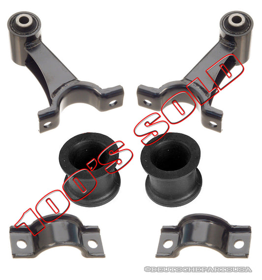 MERCEDES W163 ML230 FRONT STABILIZER BAR LINK BRACKET SET 6 98 99 2000 01 02 03
