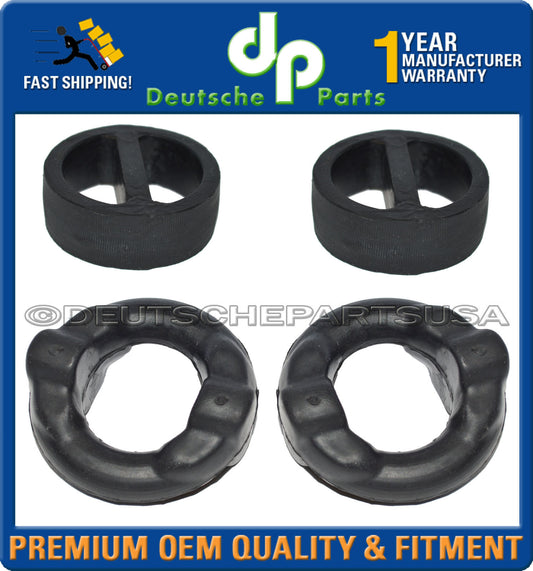 BMW E32 E34 530i 740i M5 Front & Rear Exhaust Muffler System Hanger Set of 4