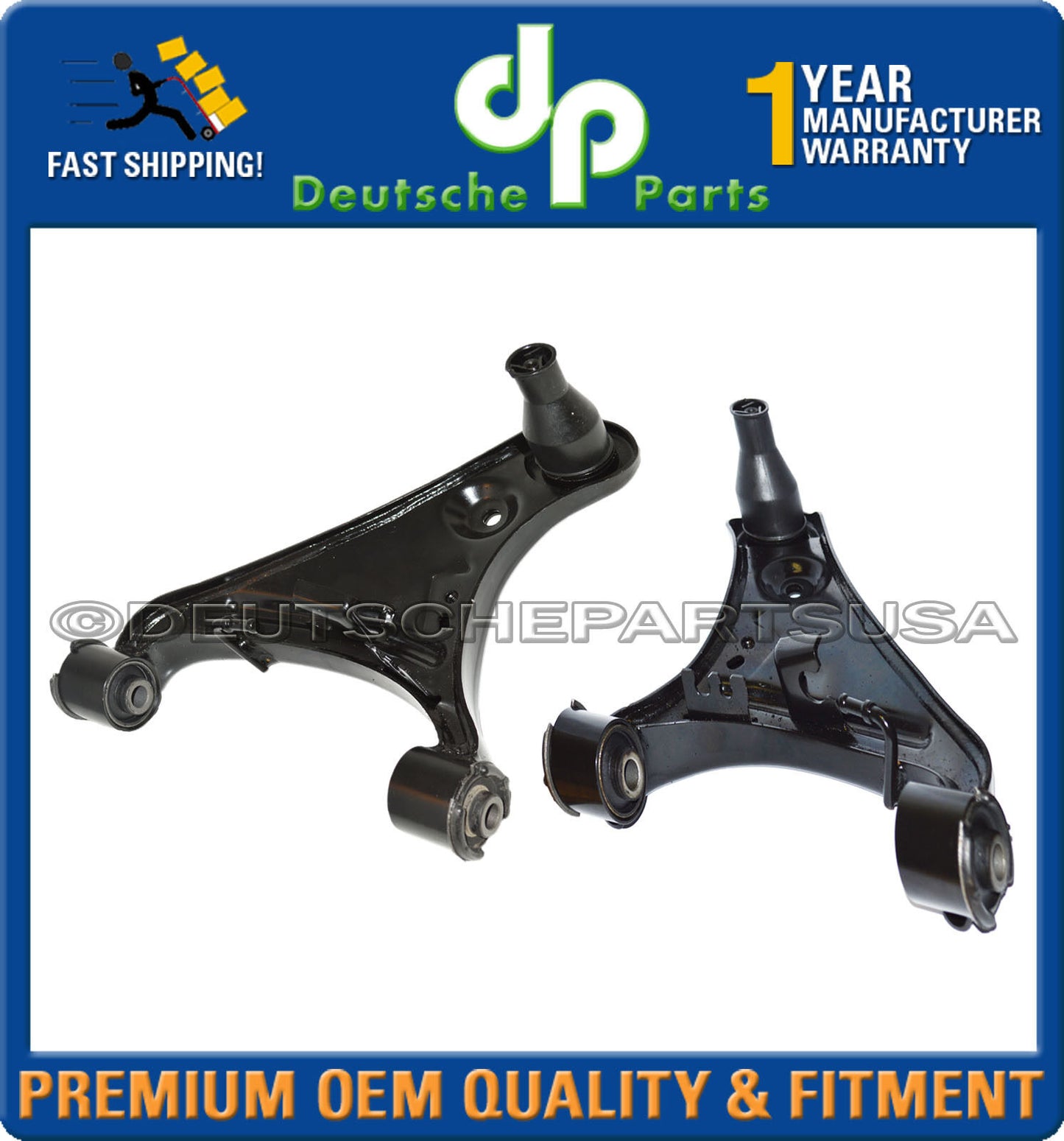 LR LR4 FRONT UPPER SUSPENSION CONTROL ARM BALL JOINT L+R LR014132 LR014133 Set 2