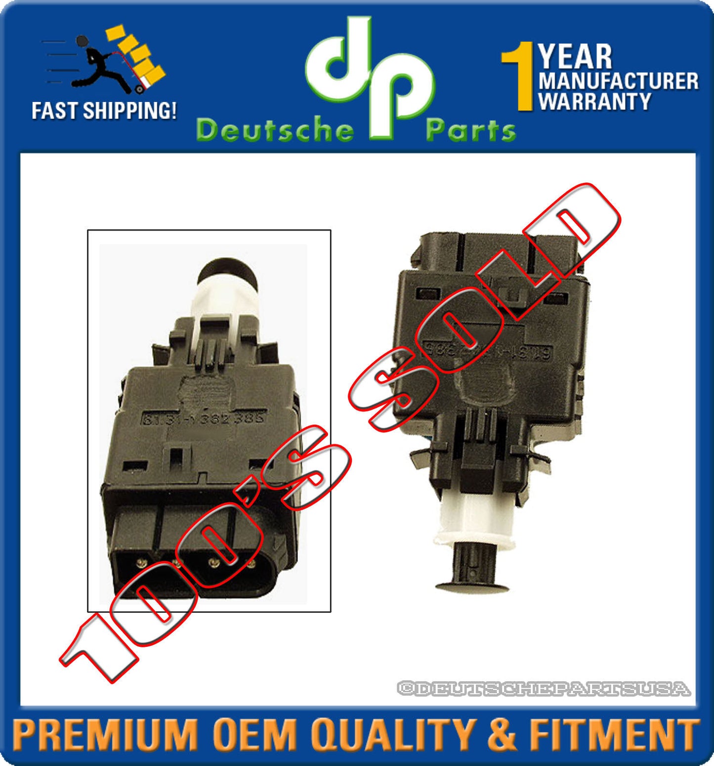 STOP BRAKE LIGHT SWITCH 61318360417 61 31 8 360 417 for BMW E36 E34 E32 E31