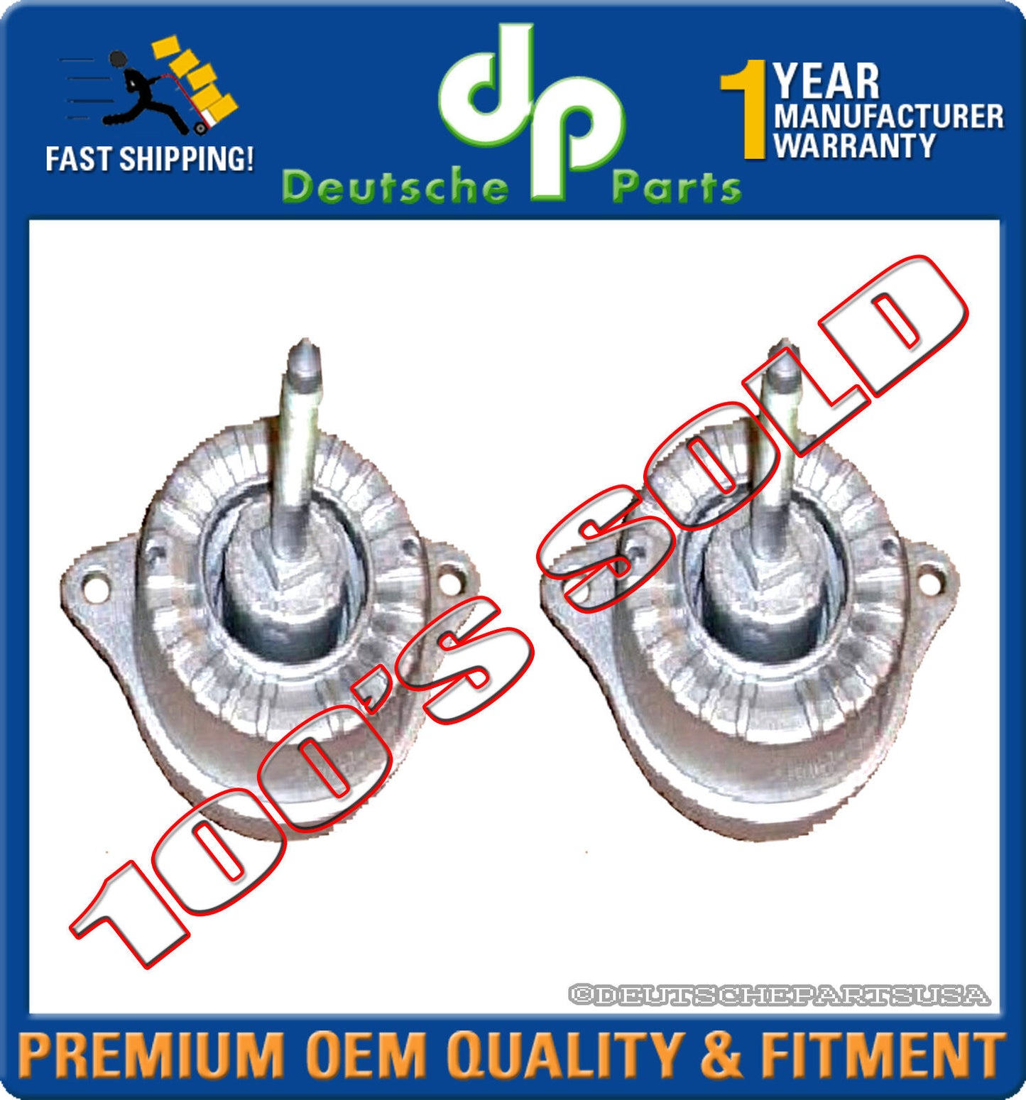 PORSCHE 911 996 993 HYDRAULIC ENGINE MOTOR MOUNTS UPGRADE 99337504909 L + R SET