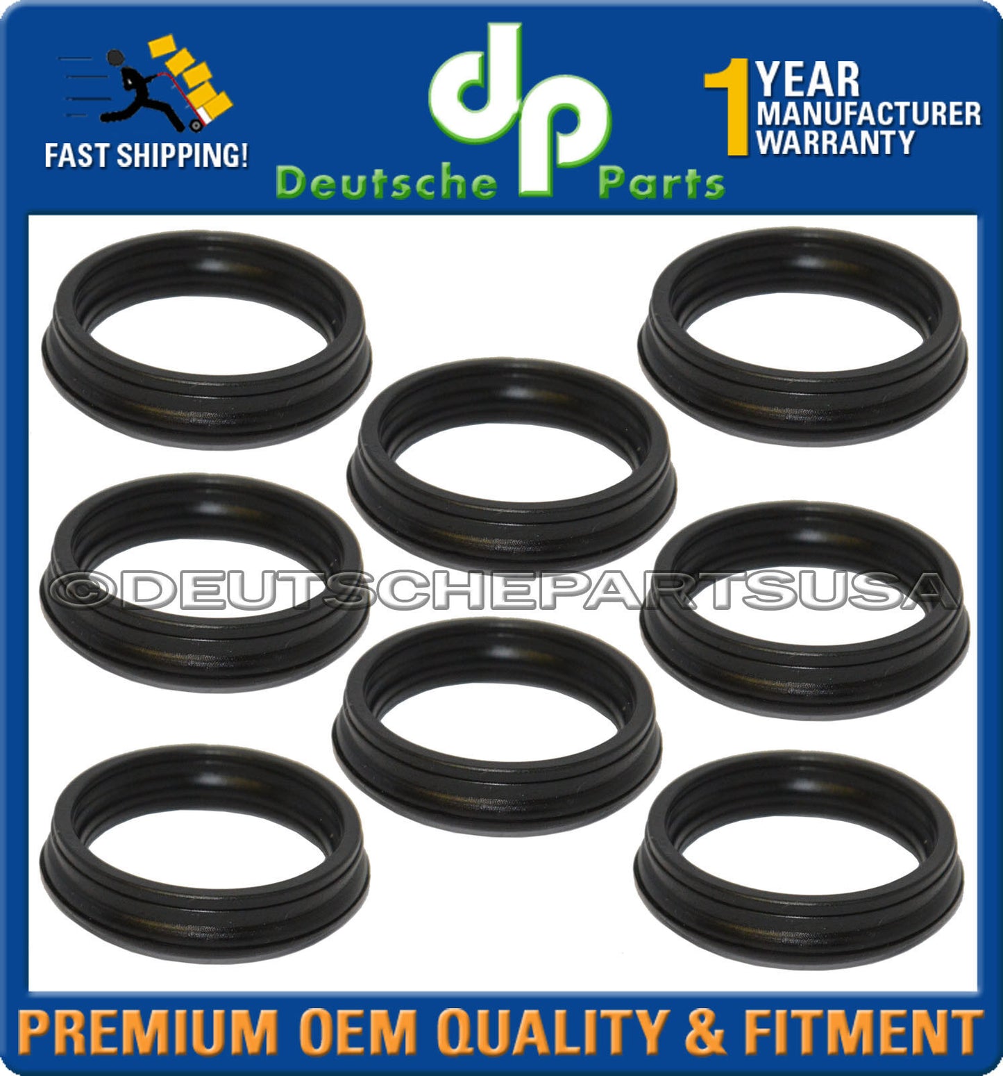 Land Rover LR3 Range Rover Spark Plug Hole Gasket for Valve Cover LDR500180 Set