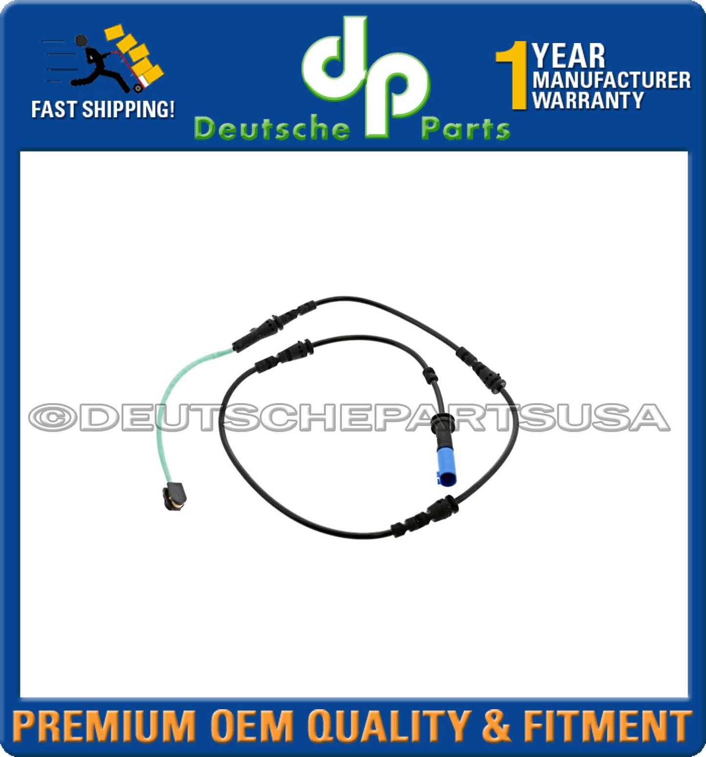 REAR BRAKE PAD SENSOR FOR BMW 530e 740i 750i M5 M550i G30 G12 34356890791