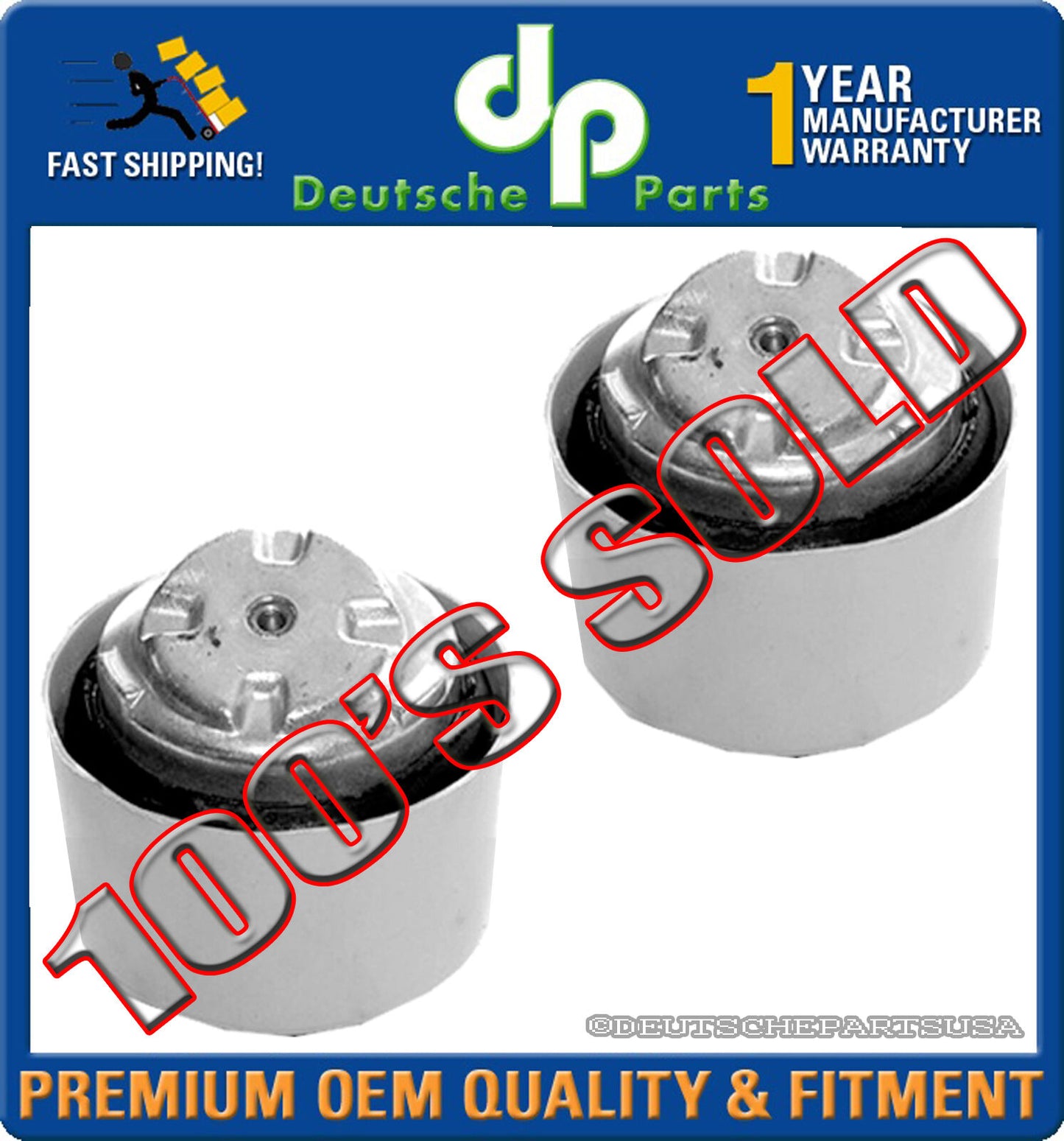 Mercedes W211 E240 Engine Motor Mount Mounts 2002 03 04 05 06 07 2008 L+R SET