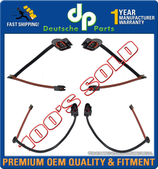 AUDI / VW Q7 Touareg FRONT + REAR Disc Brake Pad Wear Sensor 7L0907637C Set of 4