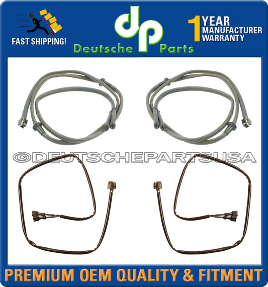 PORSCHE 928 Front & Rear L+R Brake Disc Pad Wear Sensor 92861231103 SET of 4