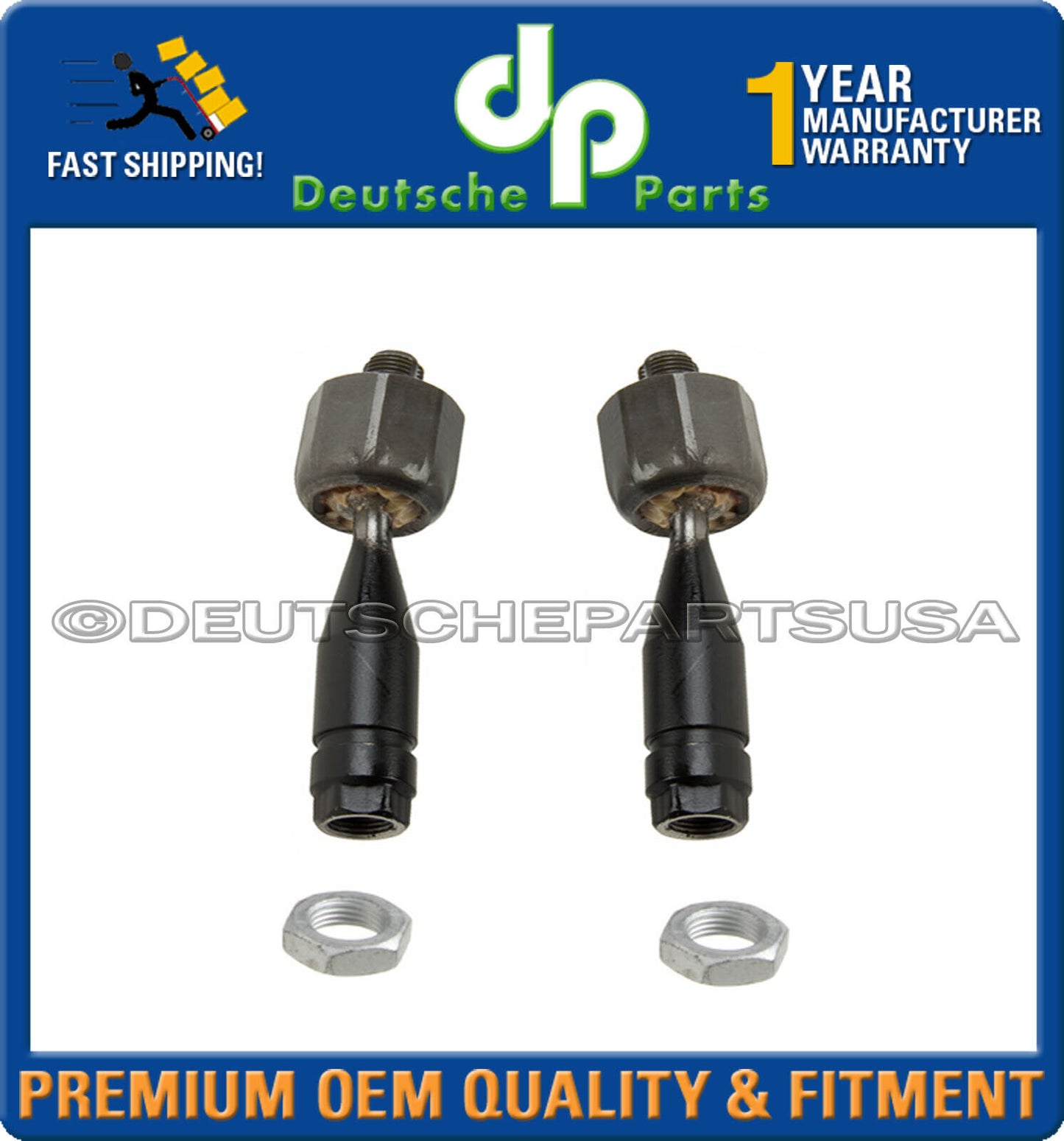 AUDI A8 QUATTRO S8 INNER TIE RODS LH + RH 4E0419821A 4E0 419 821A SET OF 2