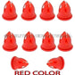 MERCEDES BENZ W124 W203 W209 W210 RED FENDER AND DOOR MOLDING CLIPS - SET 10