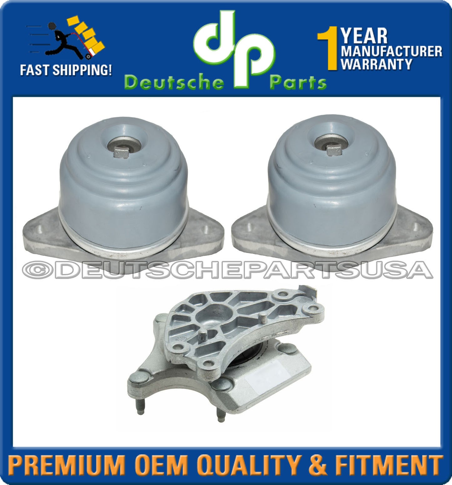 HYDRAULIC ENGINE MOTOR TRANSMISSION MOUNT MOUNTS fr MERCEDES GLK350 4MATIC SET 3
