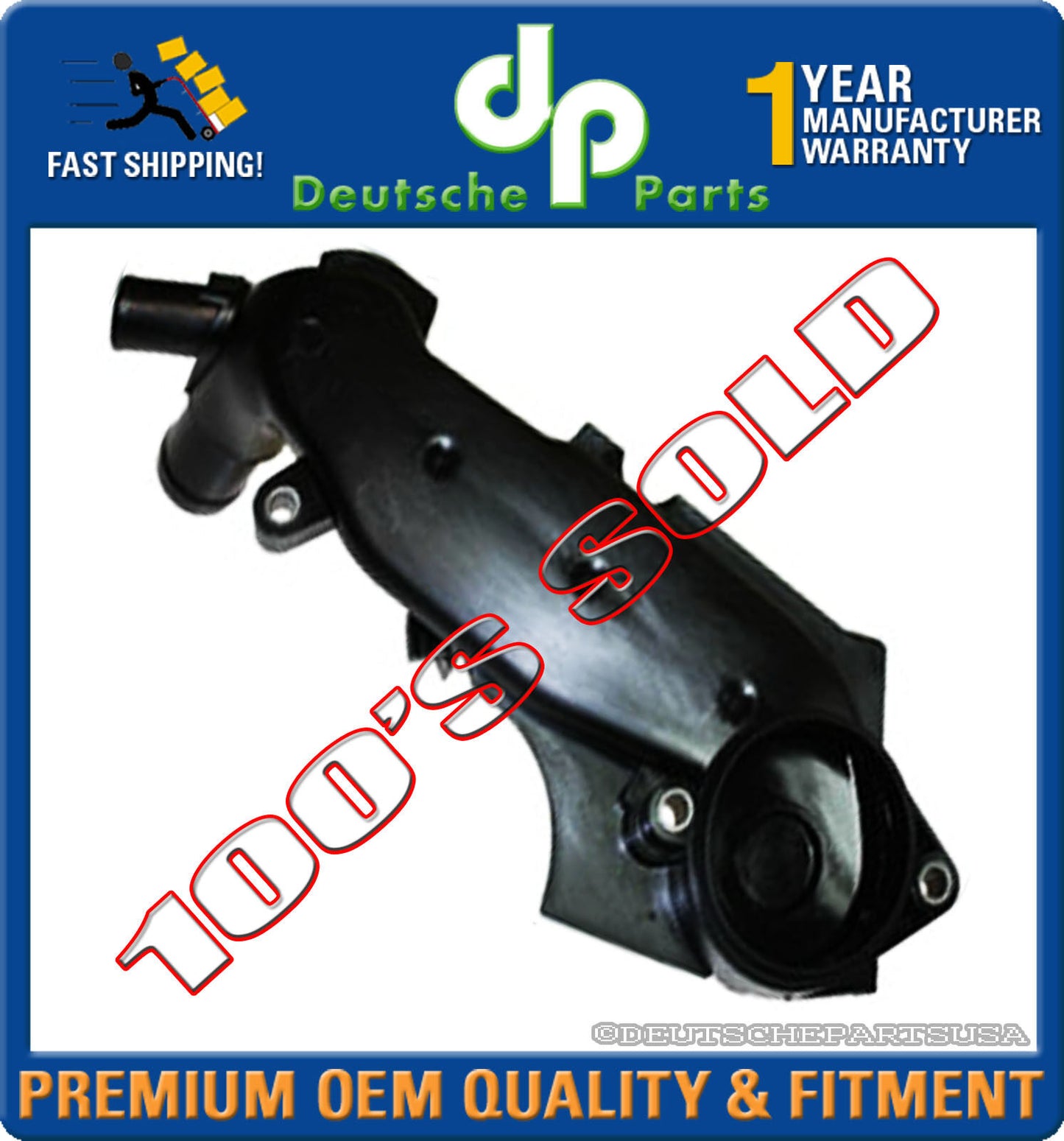 Audi A6 Allroad Quattro V6 VW Passat 2.7 2.8 Thermostat Housing 078121121K