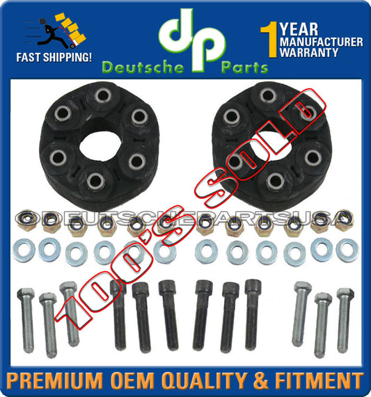 MERCEDES R170 W203 W204 W209 W211 W220 W221 DRIVESHAFT FLEX DISC SET OF 2 F & R