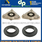 PORSCHE 997 911 Front + Rear Suspension Strut Shock Mount Mounts + Bearings SET