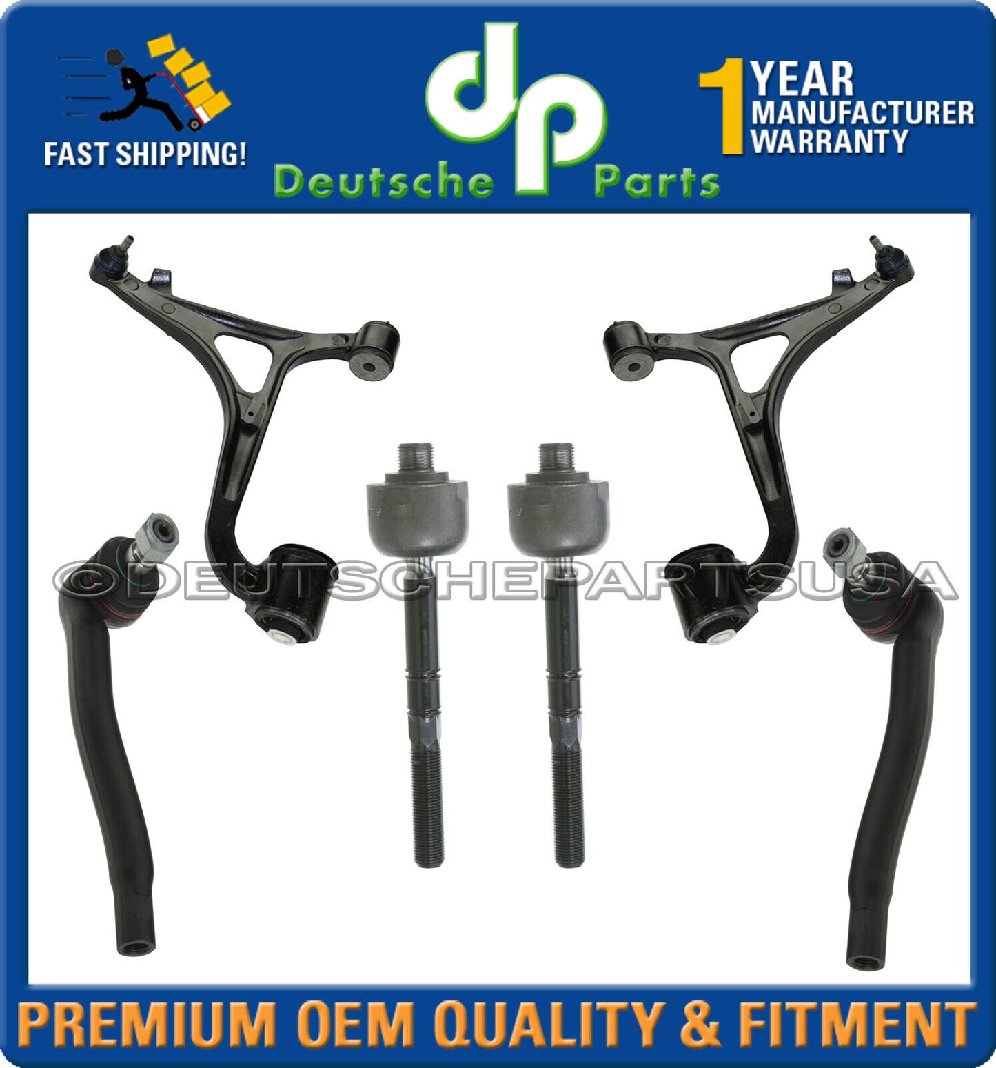 MERCEDES W203 4MATIC CONTROL ARM BALL Joint BUSHING Tie Rod Rods SUSPENSION KIT