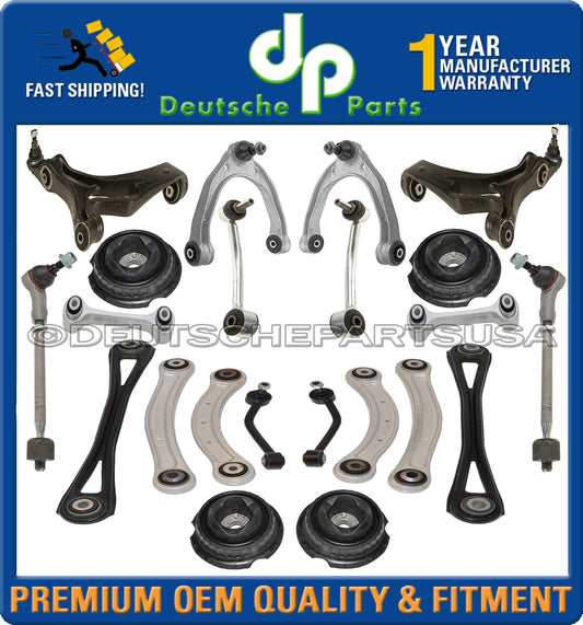 PORSCHE CAYENNE FRONT+REAR Control Arm Ball Joints Strut Mount Suspension Kit 22