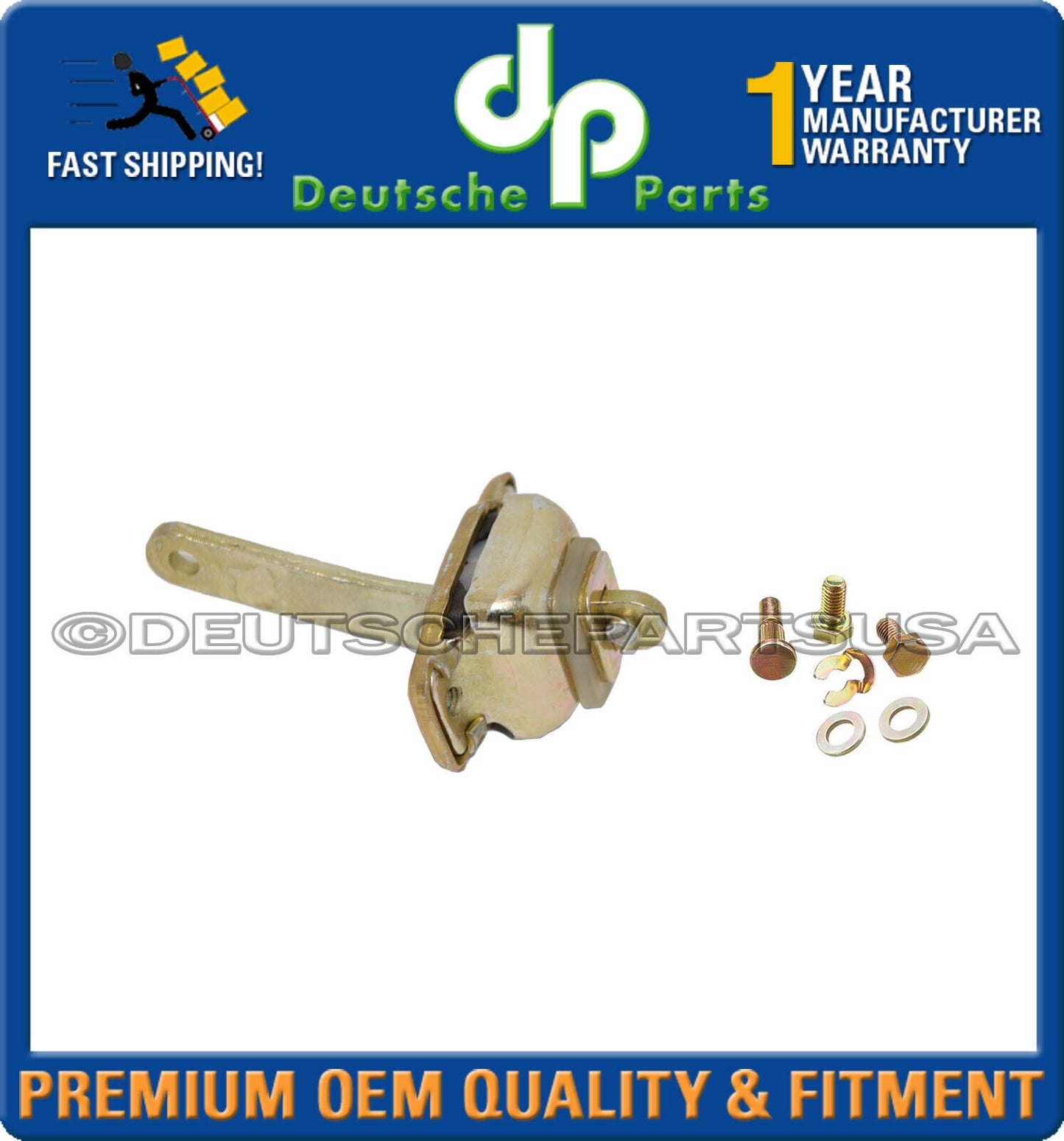 PORSCHE 924 944 968 TURBO DOOR STOP STOPPER CHECK STRAP LATCH 94453760900 L or R