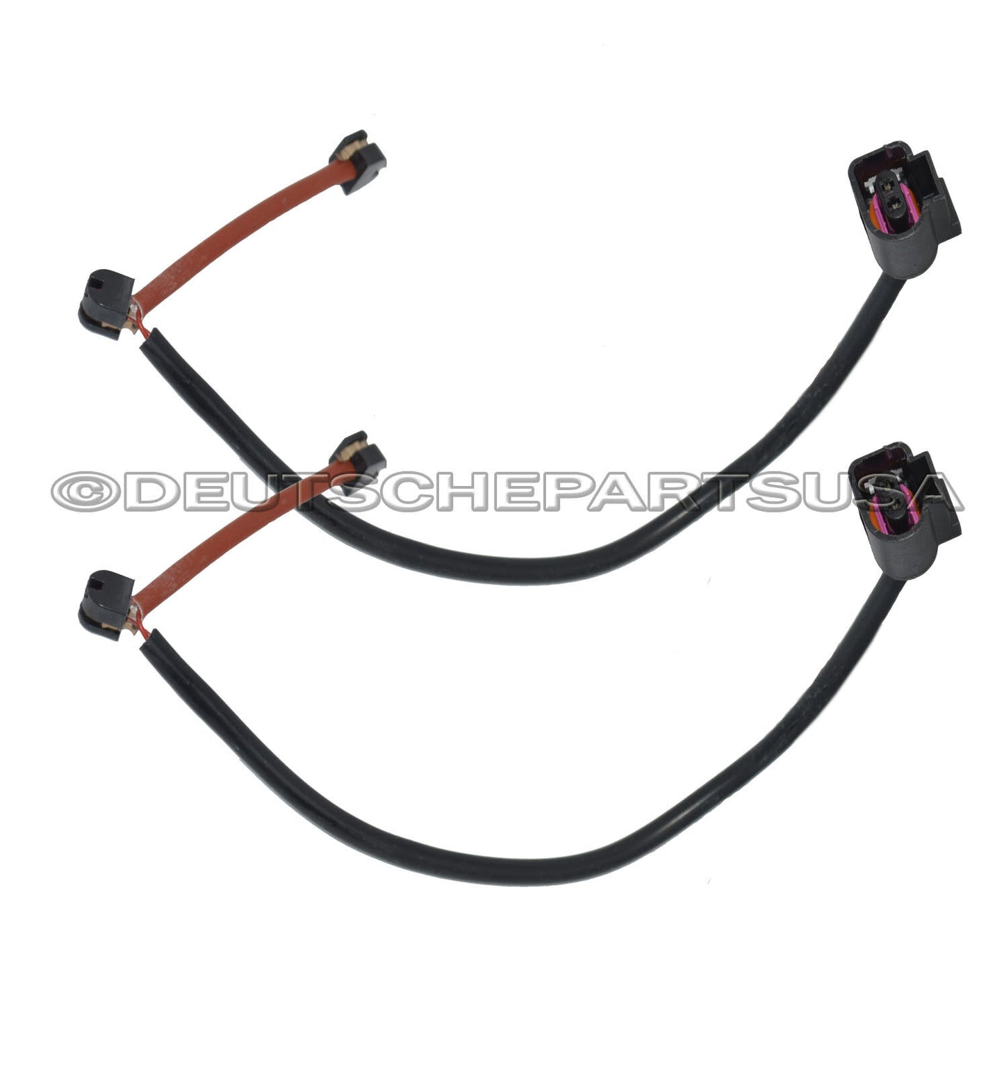 VW Touareg Front LH + RH Brake Pad Sensor 2008-2010 7L5 907 637 A Set of 2