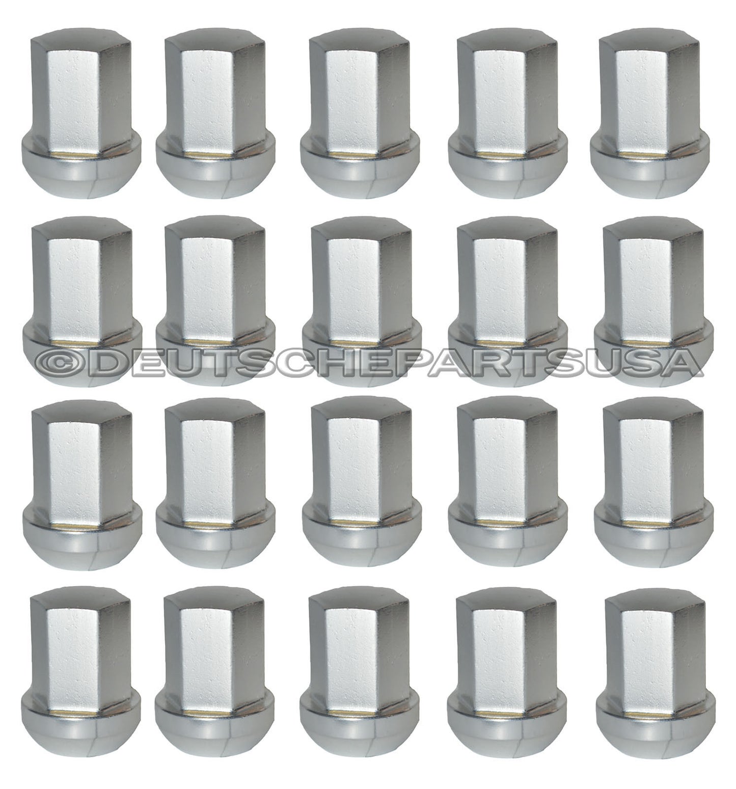 Porsche 911 912 930 924 944 964 968 993 Alloy Wheel SILVER POLISHED Lug Nut SET