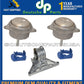 Manual Transmission Center Engine Motor Mount Mounts Inserts Porsche 987 Set 5