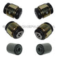JAGUAR XK XKR Rear Lower Control Arm Fluid Hydrabush HYDRA bushings SET 6