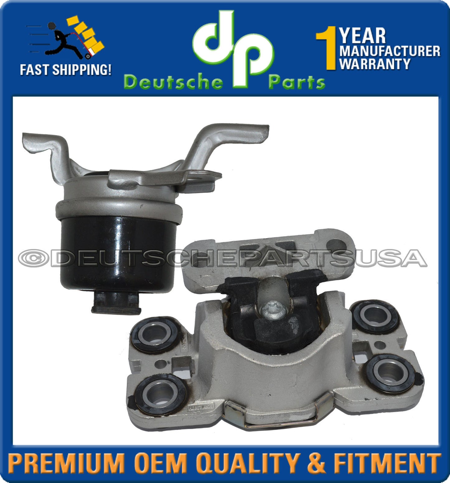 HYDRAULIC OIL FILLED ENGINE MOTOR MOUNT L+R S60 V60 XC70 XC60 2.5 30671245 Set 2