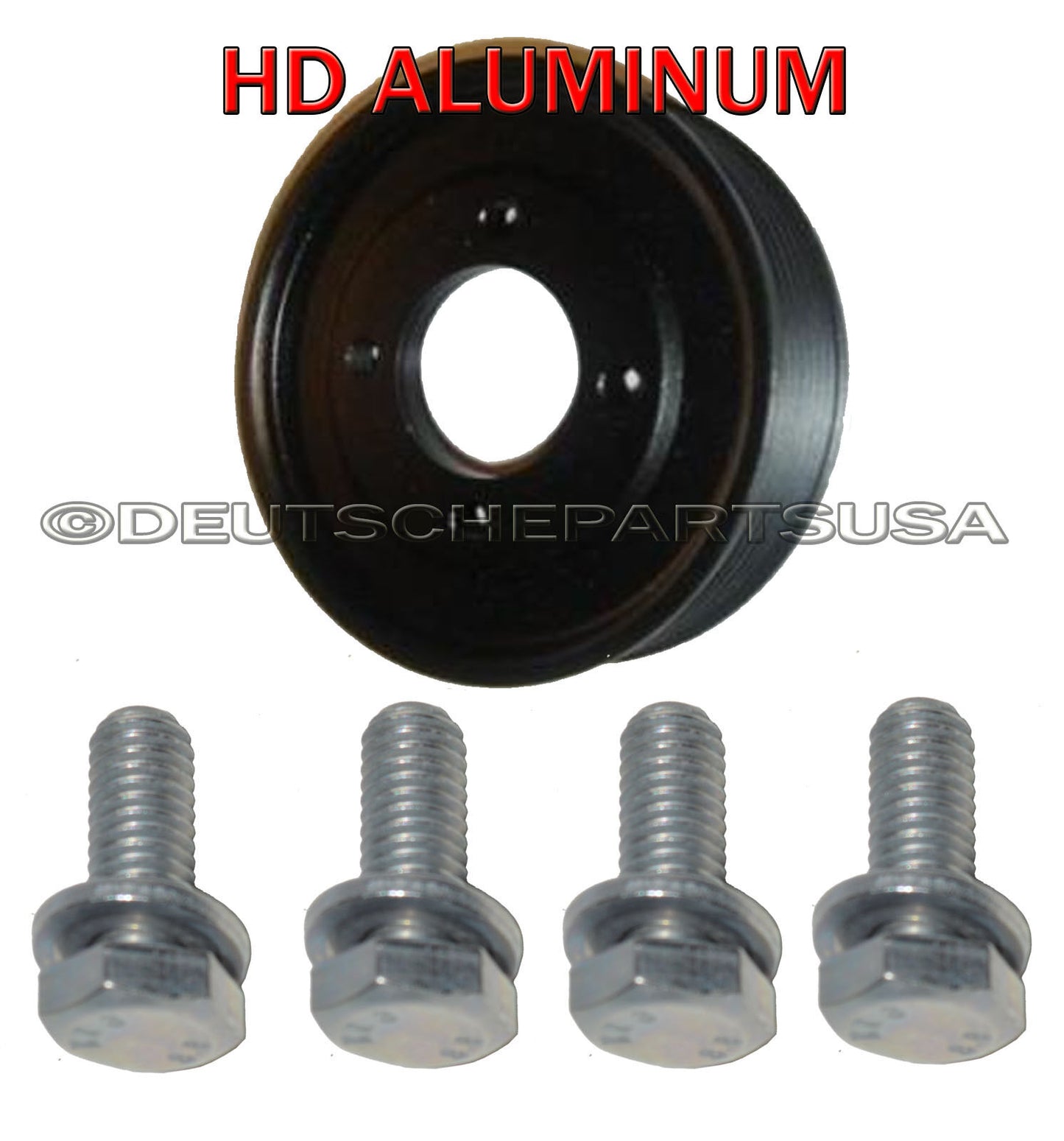 Land Rover Range Rover ALUMINUM HD Water Pump Pulley & BOLTS 2003-05 PQR000030