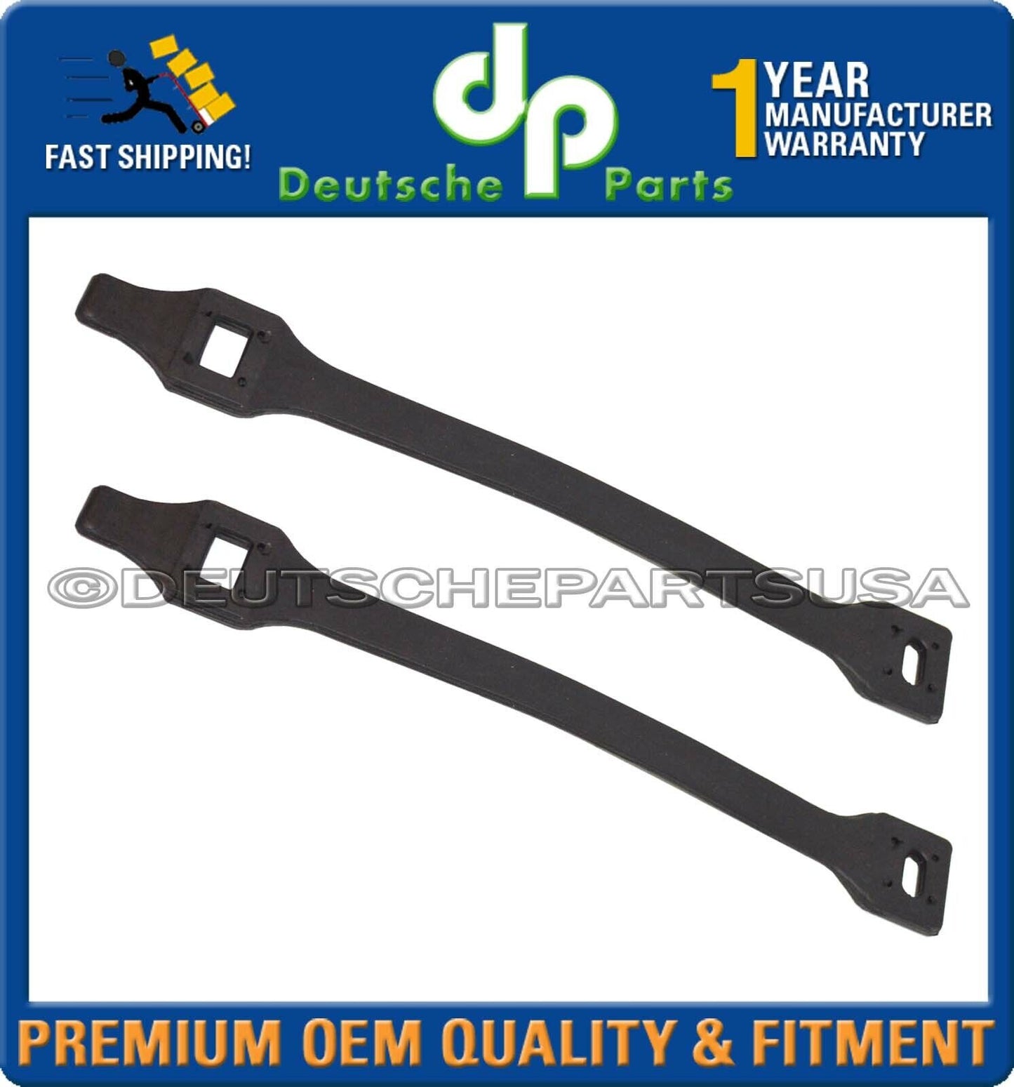 Porsche 911 Air Filter Housing Straps 270mm 93011036500 930 110 365 00 Set of 2